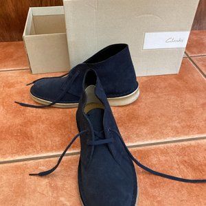 Women’s desert boots. Navy blue